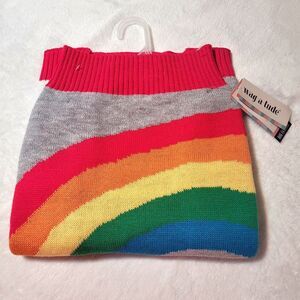 Wagatude Dog Sweater Rainbow and Cloud Design Knit Pride Size XXL 2XL New